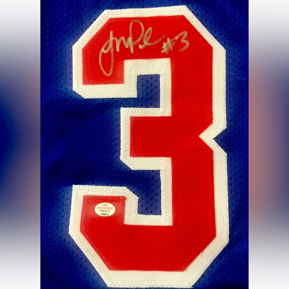 Jordan Poole autographed jersey